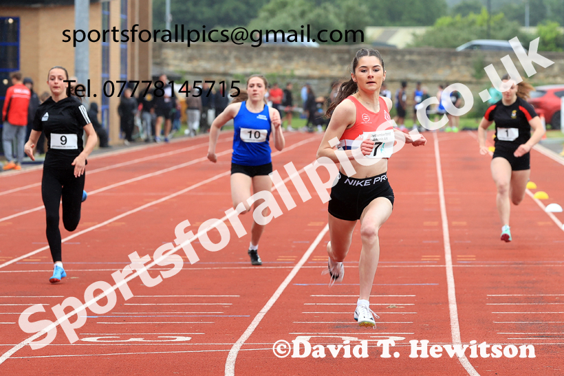 Sprints, 2026 Northumberland Schools Track and Field, Wentworth, Hexhan. Photo: David T. Hewitson/Sports for All Pics